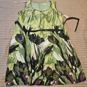 Dressbarn Floral Dress w/Belt NWT 22W